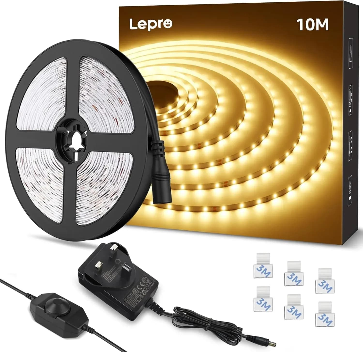 Lepro LED Strip Light Warm White 10M